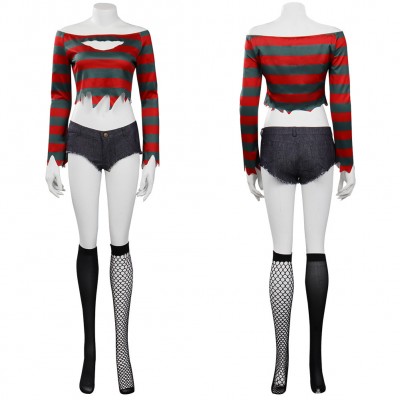 A Nightmare On Elm Street Freddy Krueger Karneval Outfits Cosplay Kostüm Carnival Halloween