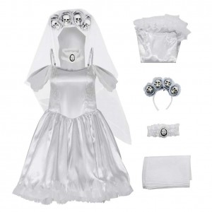 Tim Burton‘s Corpse Bride – Hochzeit mit einer Leiche Emily Brasutkleid Cosplay Kostüm Carnival Halloween