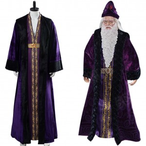 Harry Potter Gryffindor Albus Dumbledore Delux Cosplay Kostüm Carnival Halloween