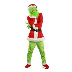 The Grinch Der Grinch Weihnachtsmann Kostüm Weihnachten Cosplay Kostüm