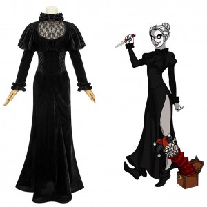 Dead Silence Mary Shaw Outfits Karneval Kleid Cosplay Kostüm Halloween