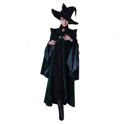 Harry Potter Haus Gryffindor Minerva McGonagall Set Cosplay Kostüm Halloween