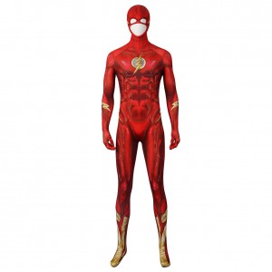 Flash Barry Allen Outfits Karneval Jumpsuit Cosplay Kostüm Carnival Halloween