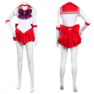Geist des Feuers Rei Hino Uniform Sailor Mars Rei Hino Cosplay Karneval Kostüm Halloween