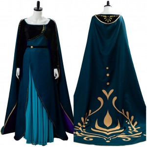 Frozen 2 Die Einkönigin Anna Königin Anna Kleid Set Cosplay Kostüm