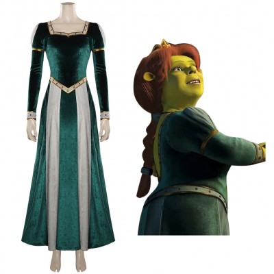Shrek 2 Cosplay Fiona Kostüm Karneval Kleid Halloween