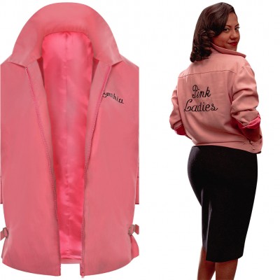 Grease: Rise of the Pink Ladies Rydell High Pink Lady Jacke auch für Alltag Cosplay Kostüm Halloween