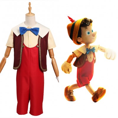 Kinder Pinocchio 2022 Pinocchio Karneval Outfits Cosplay Kostüm Carnival Halloween