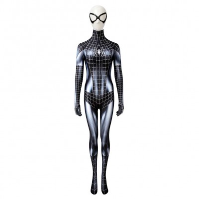 Felicia Hardy Black Cat Jumpsuit Karneval Outfits Cosplay Kostüm Halloween