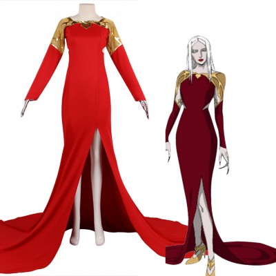Castlevania Carmilla Outfits Karneval Kleid Cosplay Kostüm Halloween