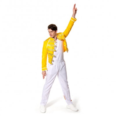 Freddie Mercury Jacke aus Band Queen B Cosplay Kostüm Carnival